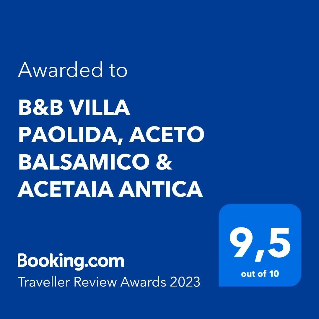 Guest house B&B Villa Paolida, Aceto Balsamico & Acetaia Antica Nonantola Italy